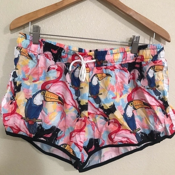 Lotus leggings yoga shorts flaming print NWT - Picture 6 of 6